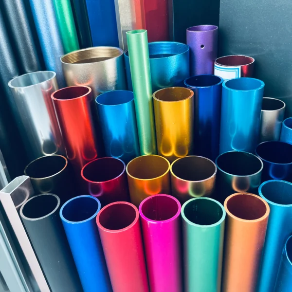 Anodized aluminium extrusion profiles