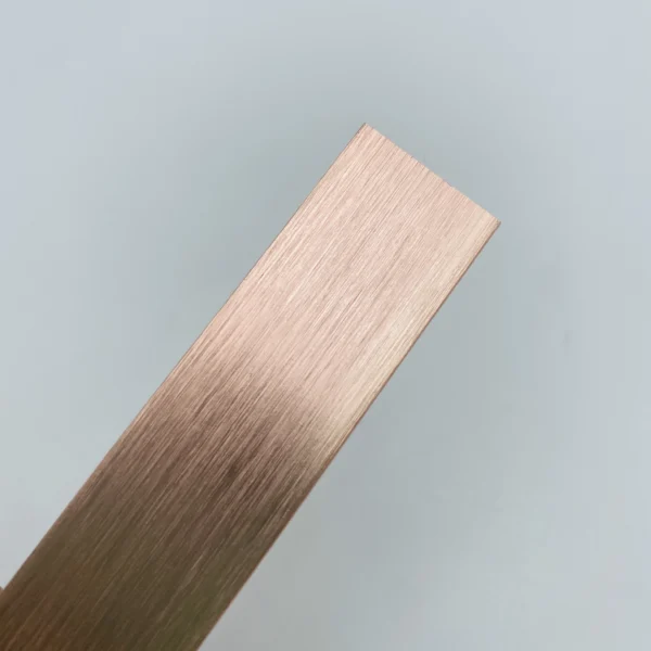 Brushed oxide aluminium profiles