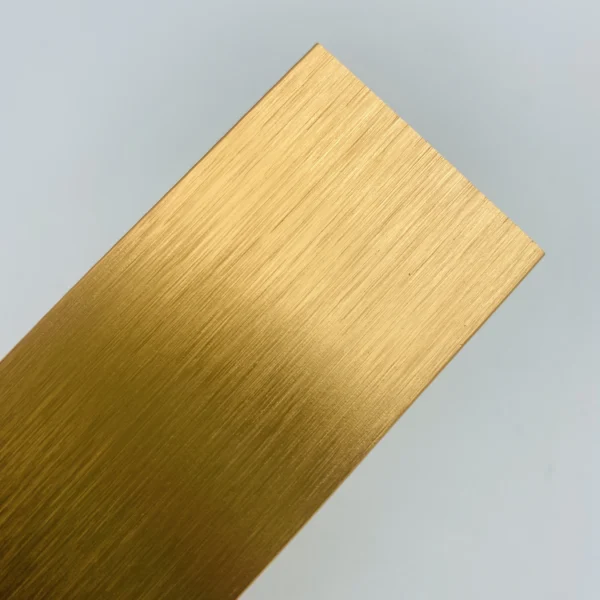 Brushed oxide aluminium profiles