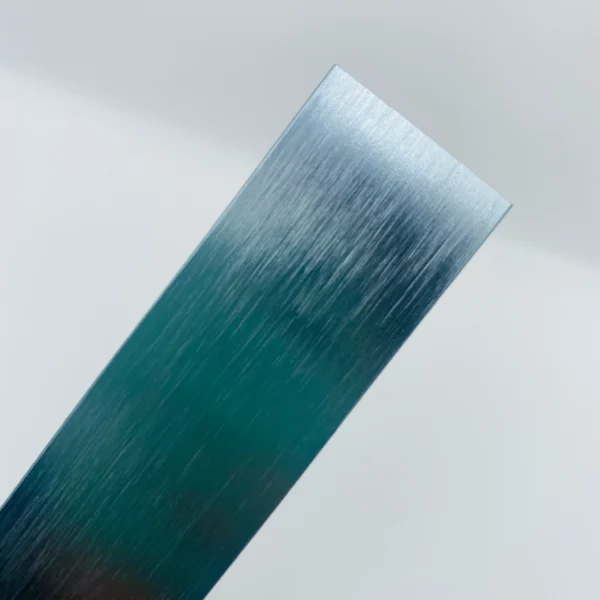 Brushed oxide aluminium profiles