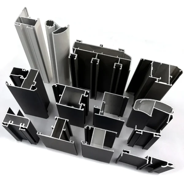 Aluminum extruded profile glass shower window door