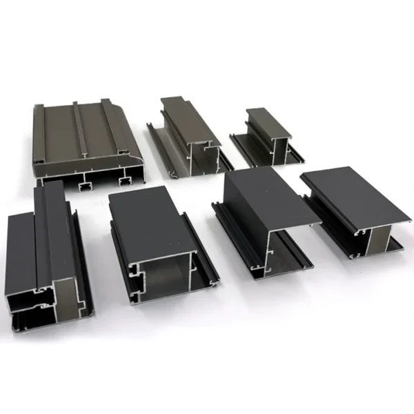 Aluminum extruded profile glass shower window door