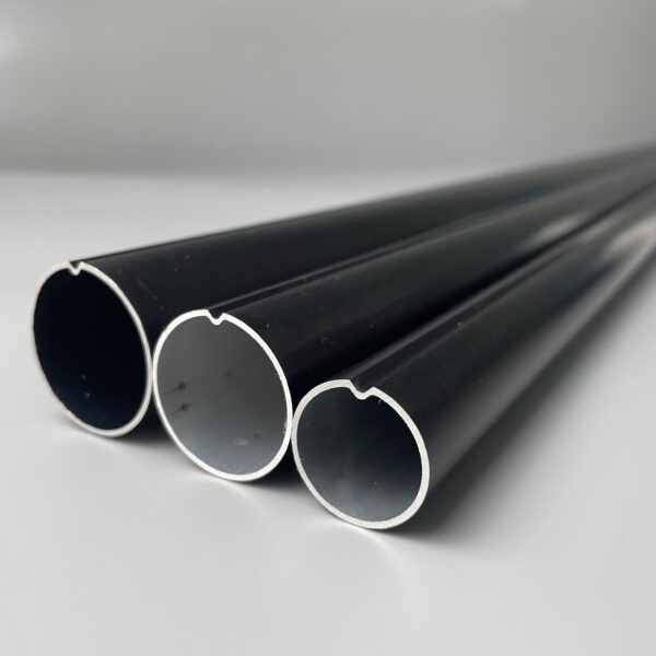 Round tube bright silver alkali sand - Image 4