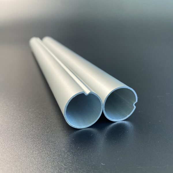 Round tube bright silver alkali sand - Image 3